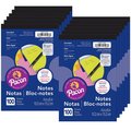 Pacon Note Pad, 5 Vibrant Assorted Colors, 4in. x 6in., 100 Sheets Per Pad, 12PK MMK11508